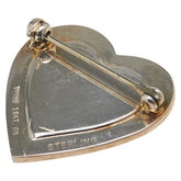 ティファニー ハート モチーフ ブローチ ゴールド シルバー K18 ゴールド メタル コンビ レディース TIFFANY&Co. 【中古】